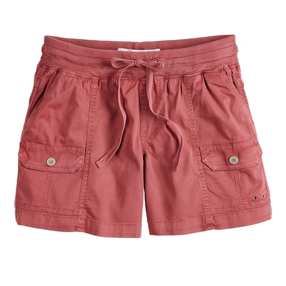 NWT Sonoma Front Pocket Shorts Mauve Pink Size 18 - Picture 1 of 2